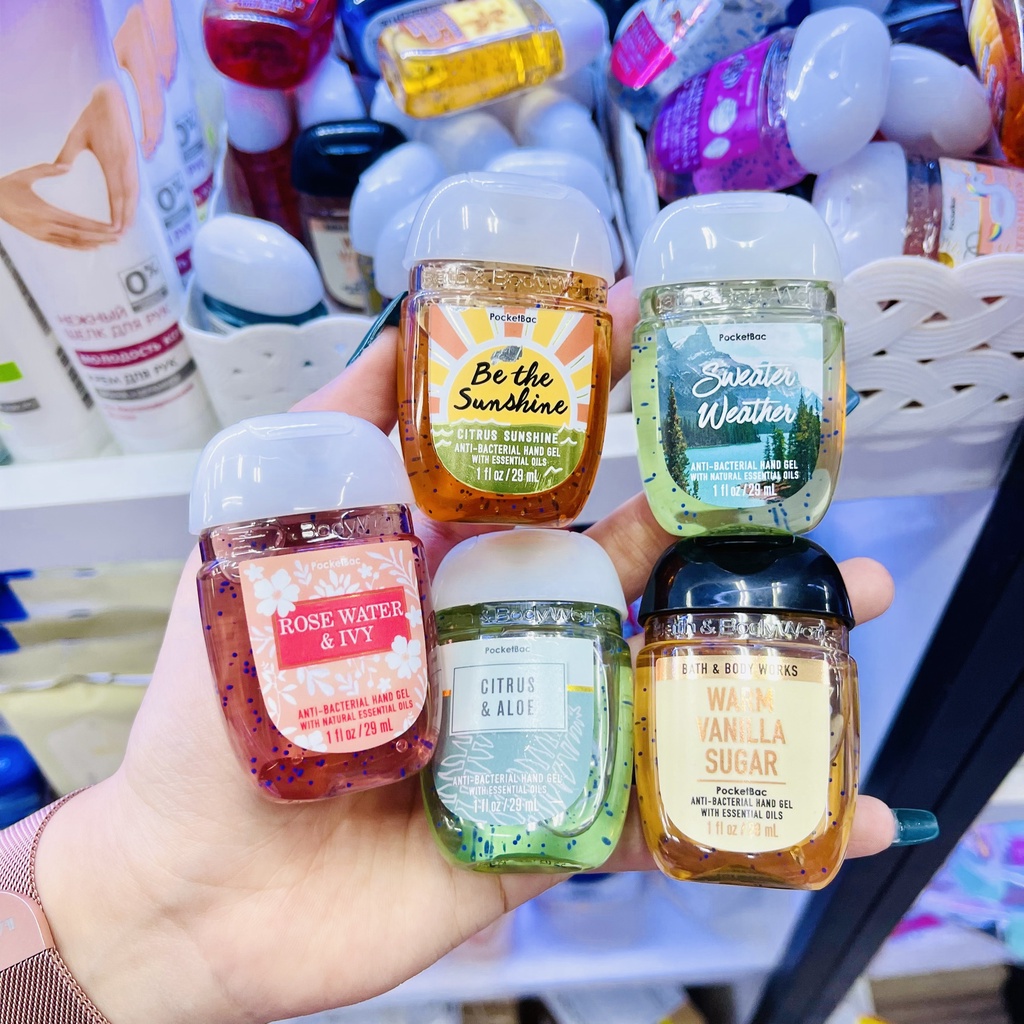Gel Rửa Tay Khô Bath&amp;Body Works Anti Bacterial Hand Gel (29ml)