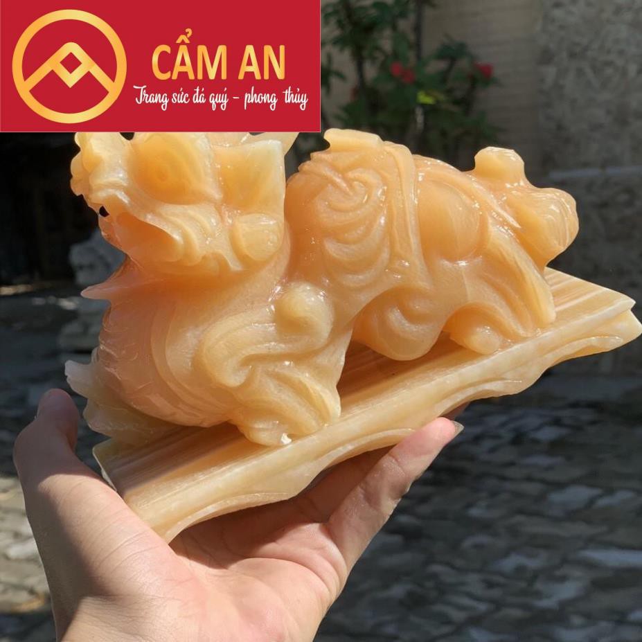 CẶP TỲ HƯU ĐÁ  HOÀNG LONG 16cm