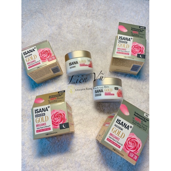 kem dưỡng  ISANA GOLD BRILLIANCE DAY CREAM