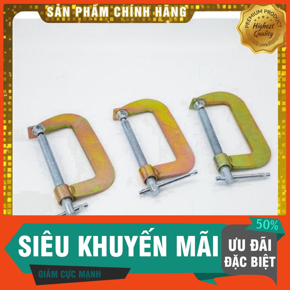 [  GIÁ TỐT - HÀNG CHẤT LƯỢNG ] Kẹp Chữ C , Cảo Chữ C 3in