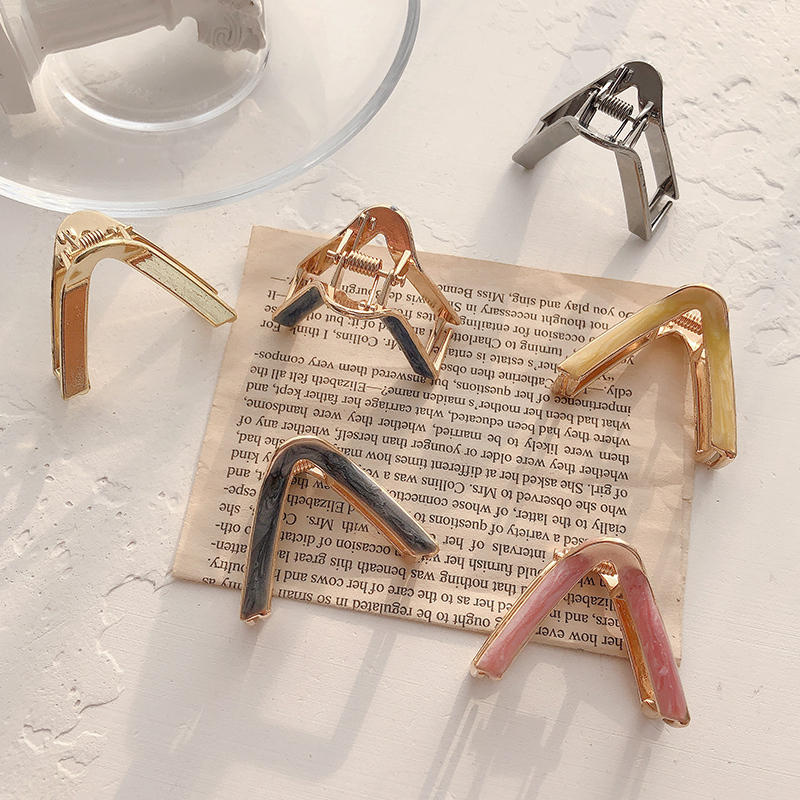 Kẹp tóc thiết kế đơn giản dễ thương phong cách Hàn quốc