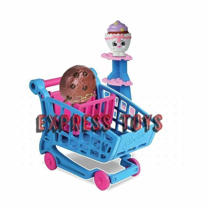 Shopkins Set 37 Khuôn Làm Bánh Kẹo Hình Xe Đẩy Mua Sắm