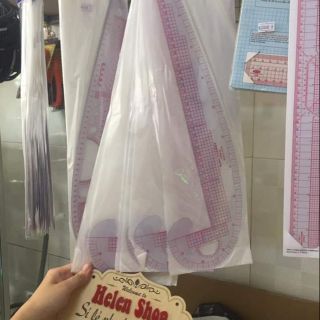 1 thước nhựa dẻo vẽ rập thiết kế áo quần