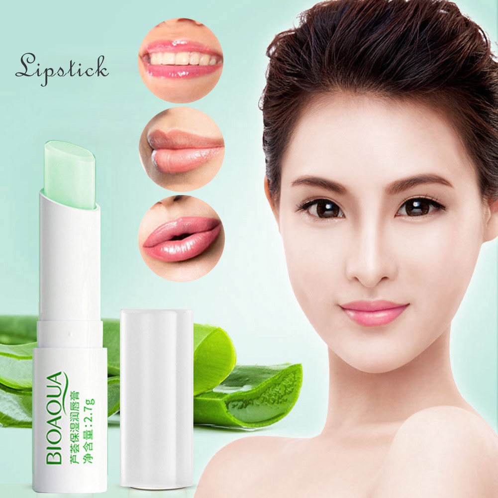 Son dưỡng chiết xuất lô hội tự nhiên chống nếp nhăn vào mùa đông (2 loại bao bì/ giao hàng ngẫu nhiên）