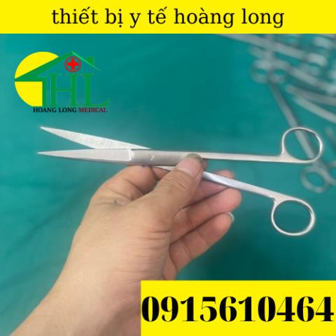 Kéo Y Tế Cong Nhọn 2 Đầu 20cm - Pakistan