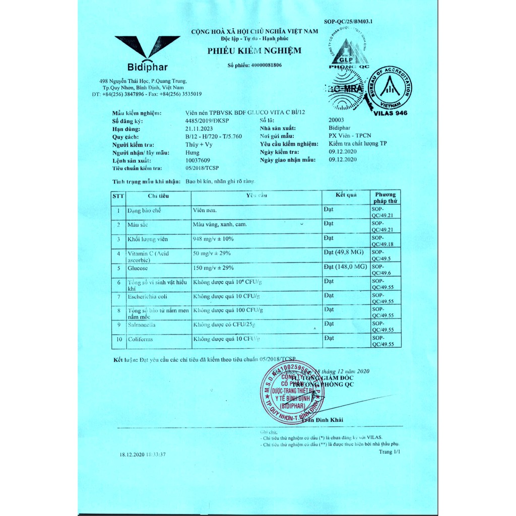 BDF Gluco Vita C - Viên Ngậm Vitamin C - Combo 10 Gói x 12 Viên