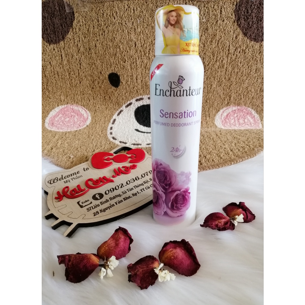 Xịt khử mùi hương nước hoa Enchanteur 150ml