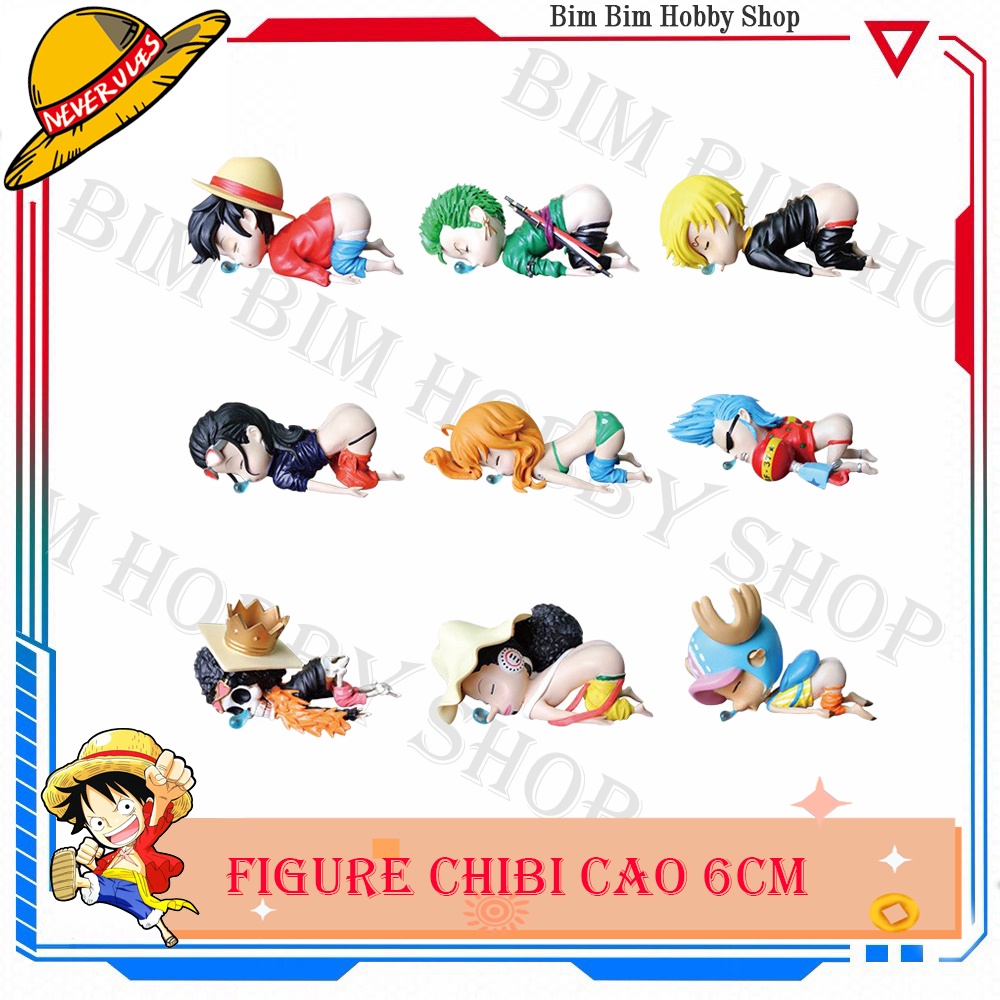 Mô hình figure One Piece: chibi team mũ rơm