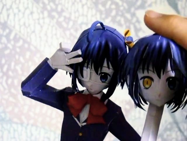 Mô hình giấy anime girl Takanashi Rikka