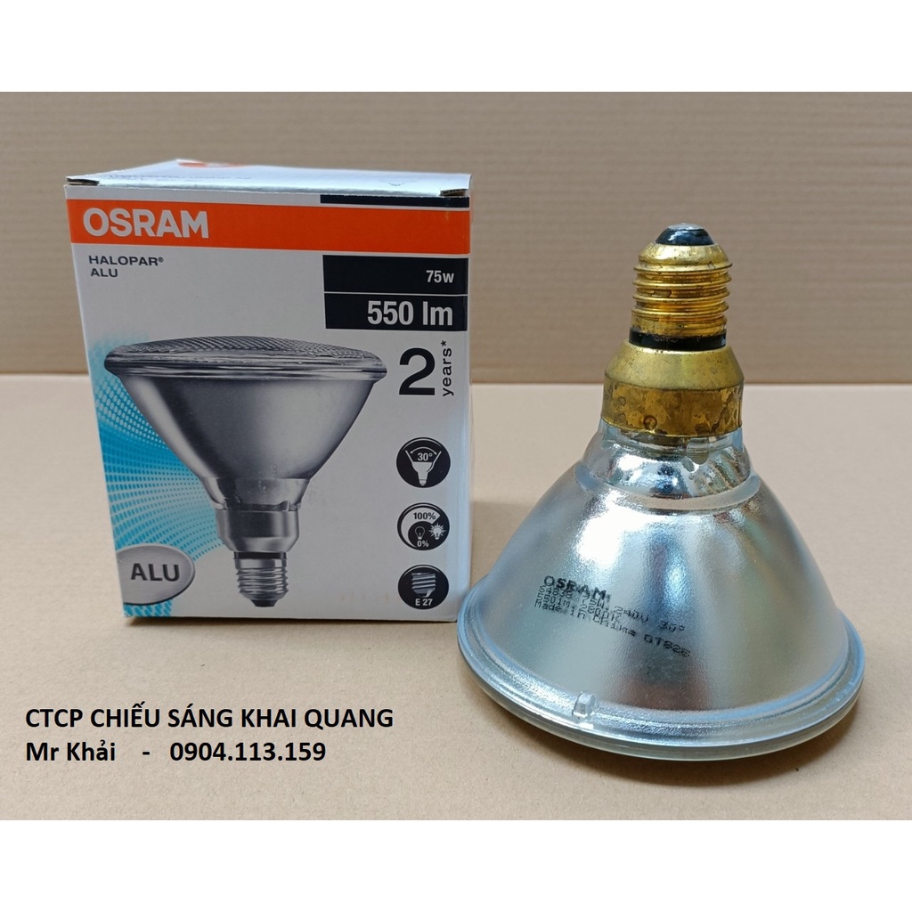Bóng đèn halogen PAR 38 75W E27 Osram