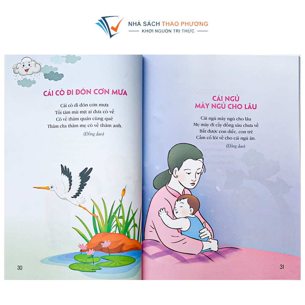 Sách - Tuyển tập truyện - thơ - đồng dao phát triển khả năng nói cho bé 0-6 tuổi