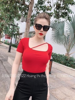 ÁO PHÔNG CỔ U DÂY CHÉO HOT CỰC