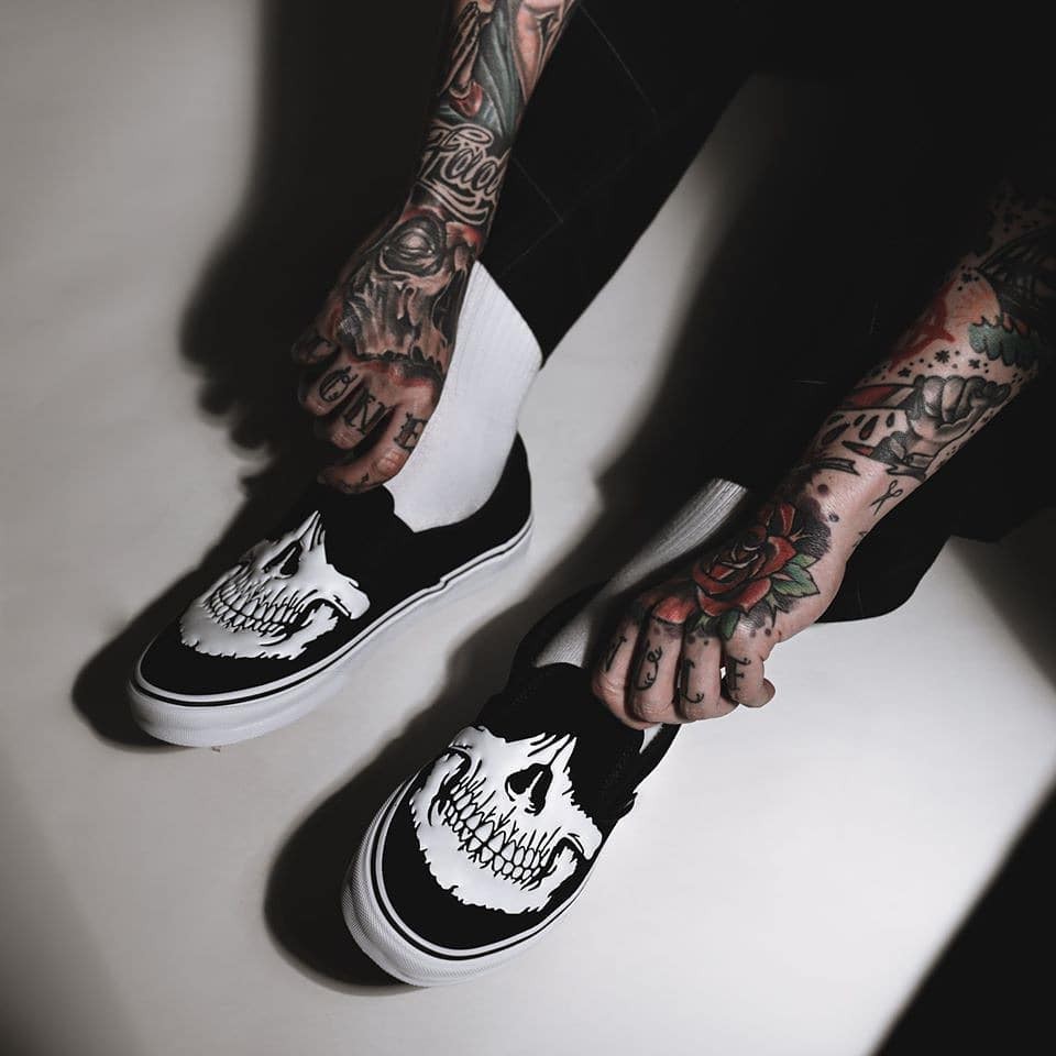 [Mã FASHIONMALLT4 giảm 15% đơn 150k] Giày Sneakers Vans Slip-on Jawbones