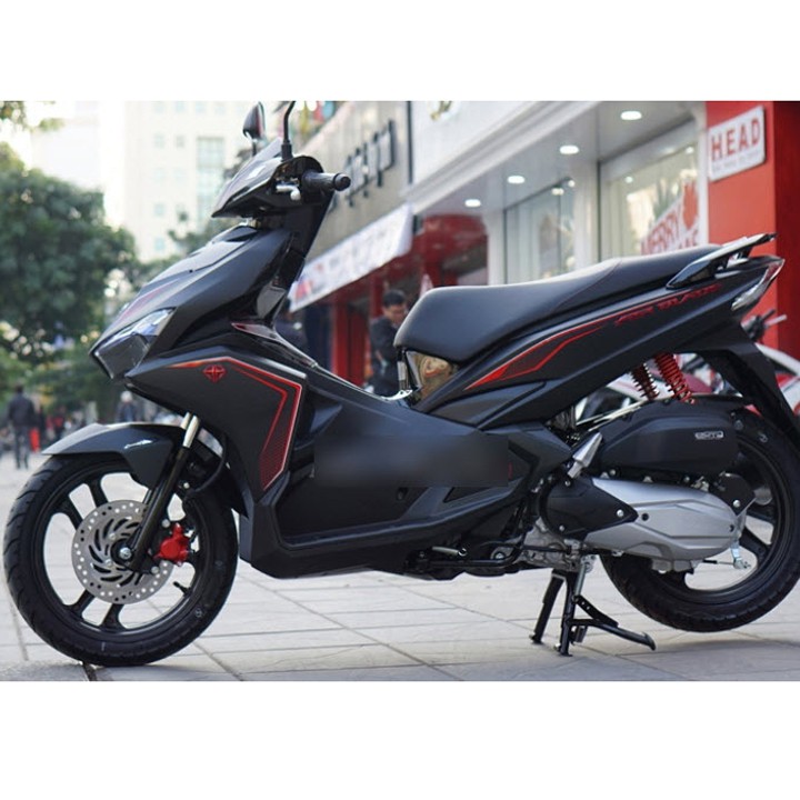 Bộ tem xe Airblade 125 đời 2013 bản Việt Nam , màu ĐỎ ĐEN