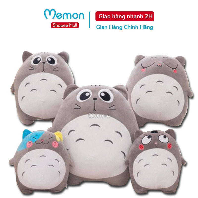 Gấu bông Totoro Biểu Cảm, Shop Memon Cao Cấp