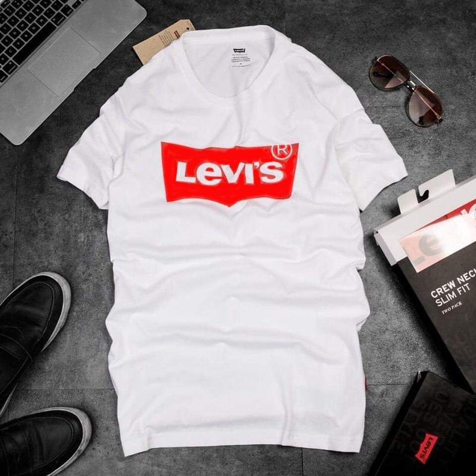 Áo thun cổ tròn Levi's Chính Hãng - áo phông unisex from rộng - Giá Rẻ - Hàng Chính Phẩm Xuất Dư Chất Lượng 100% Cotton