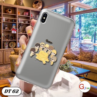 Ốp lưng dẻo trong in hình cho IPhone Xs Max