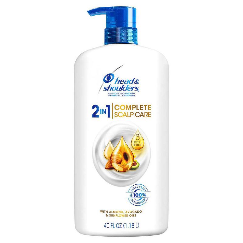 Dầu gội xả 2in1 Head &amp; Shoulders⚡hàng nhập Mỹ⚡ Complete Scalp Care With Almond Avocado Sunflower Oils 1.18L