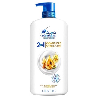 Dầu gội xả 2in1 Head & Shoulders⚡hàng nhập Mỹ⚡ Complete Scalp Care With Almond Avocado Sunflower Oils 1.18L