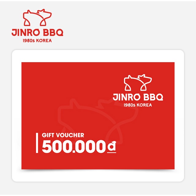 Bắc Ninh, Hà Nội [Evoucher] Jinro BBQ Phiếu quà tặng trị giá 500K