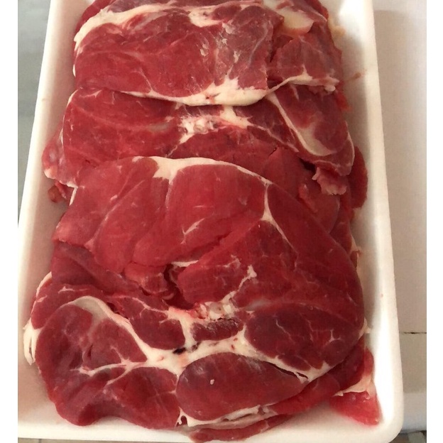 Bắp bò thái lát❤️khay 500gr❤️Tmart - Thực phẩm sạch