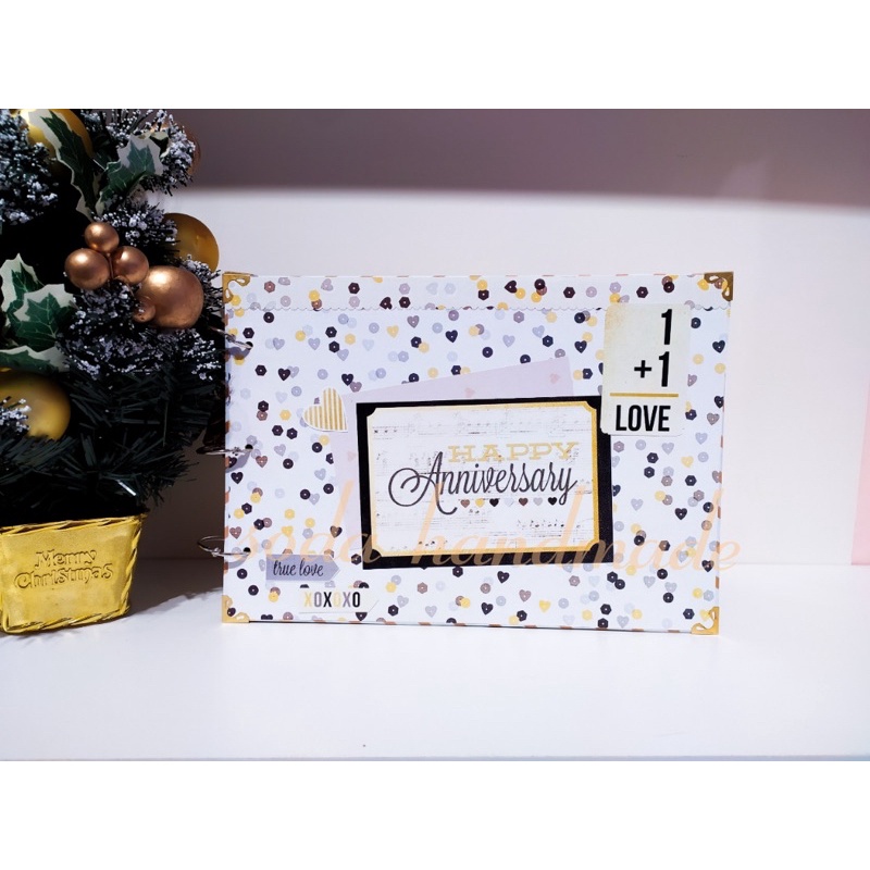 Scrapbook A4 ruột đen trơn