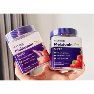 Hàng Air} Hộp Kẹo giúp ngủ ngon Natrol 90v 10mg xuất xứ Mỹ