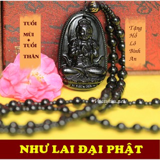 [Tặng móc khóa Hồ Lô bình an] DÂY CHUYỀN MẶT PHẬT NHƯ LAI ĐẠI NHẬT - PHẬT BẢN MỆNH DÀNH RIÊNG CHO TUỔI MÙI VÀ TUỔI THÂN