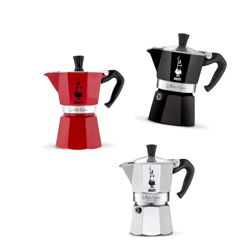 [Chính hãng] Ấm pha cà phê Moka express màu đen - Bialetti