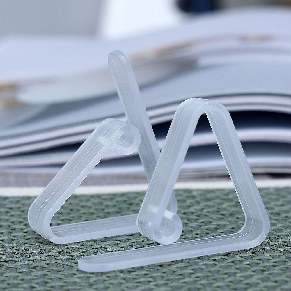 KUNHEV Bộ 4 Kẹp Giữ Khăn Trải Bàn Trong Suốt Tiện Dụng Mang Theo Dã Ngoại