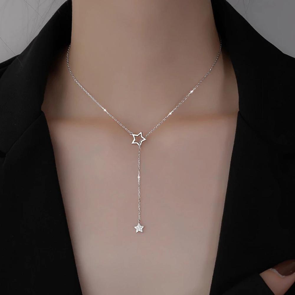Vòng Cổ Choker Mặt Ngôi Sao Thời Trang Cho Nữ