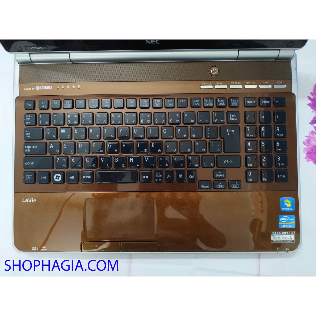 LAPTOP CŨ NEC LaVie LL750 còn mới 97 % giá sinh viên