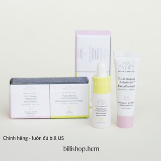 Set mặt nạ tẩy da chết và dầu dưỡng drunk elephant t.l.c. sukari babyfacial™ 25% aha + 2% bha mask
