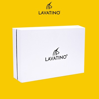 ( chỉ có hôp ) Hộp Quà Tặng Combo Ví Và Thắt Lưng Chính Hãng Lavatino Làm Quà Tặng Bạn Trai, Tặng Bố