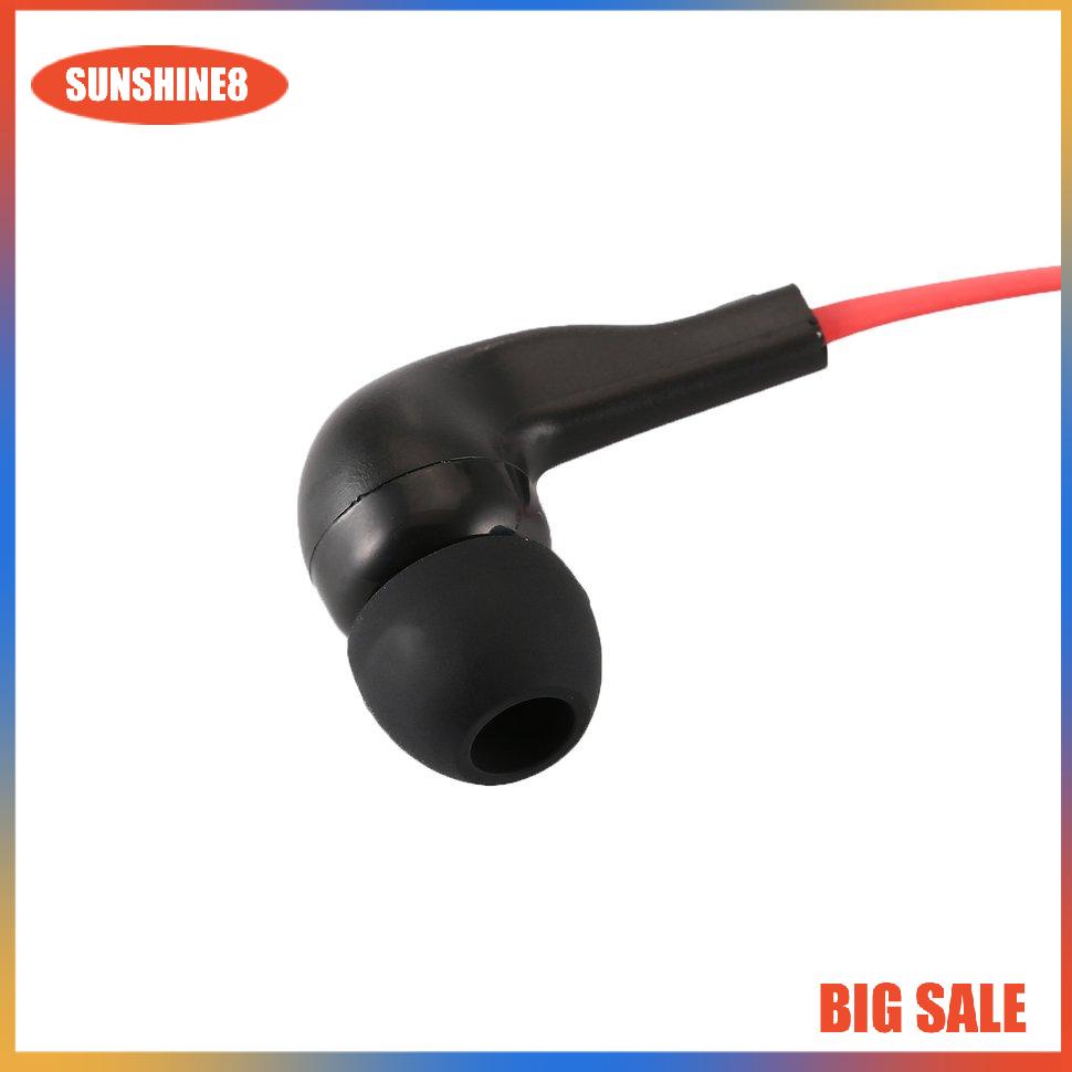 【SUN】2 Pin K Plug Headset In Ear Earpiece Walkie Talkie Headphone Two Way Radio