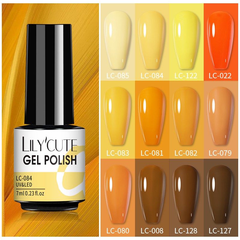 Set 10 gel sơn móng tay UR SUGAR màu sắc khác nhau tùy chọn thời trang 7ml