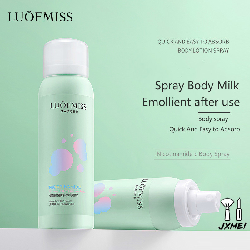 (Hàng Mới Về) Sữa Dưỡng Thể Dạng Xịt Bổ Sung Vitamin C Dưỡng Ẩm Cải Thiện Tình Trạng Da Thô Ráp Không Dính