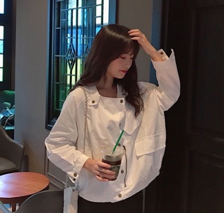 Áo khoác kaki style korea ( hình thật cuối cùng)