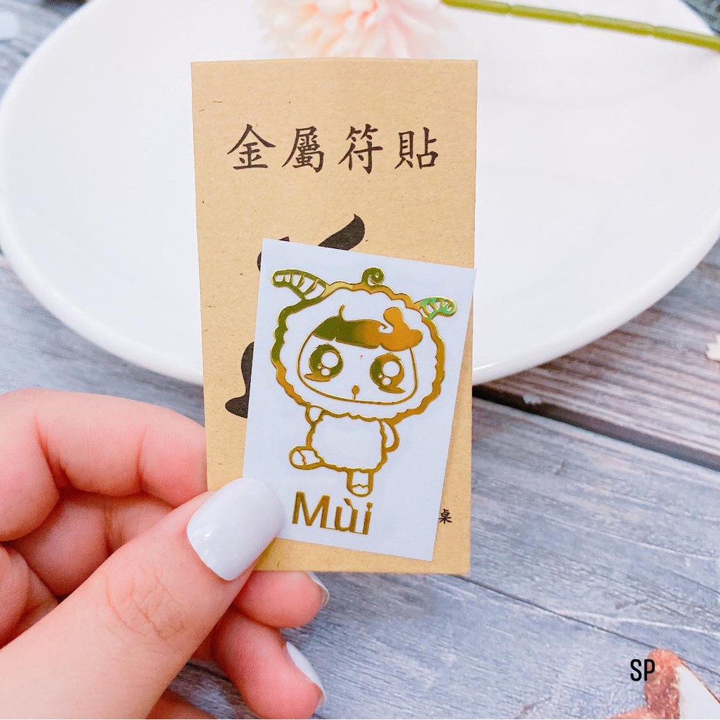 Miếng dán điện thoại , linh phù 12 con giap