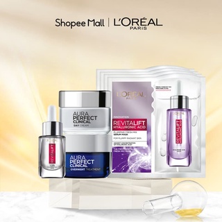 Bộ dưỡng trắng chống thâm nám và siêu cấp ẩm căng mịn da L'Oreal Paris