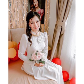 áo dài hỏi cưới tiệc nhẹ
