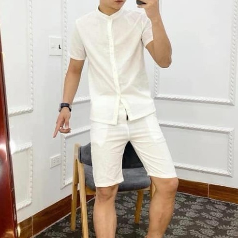 Bộ Đũi Nam Cổ Tàu, Cổ Bẻ, Bộ Hè Nam Chất Đũi Cao Cấp Mặc Cực Nhẹ, Cực Mát Mẫu Hot 2021 - KATUKATA | BigBuy360 - bigbuy360.vn