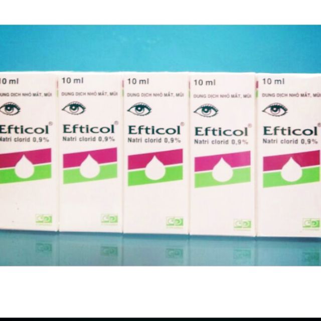 ✅Efticol  nhỏ mắt mũi sơ sinh 10 chai