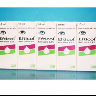 ✅Efticol  nhỏ mắt mũi sơ sinh 10 chai