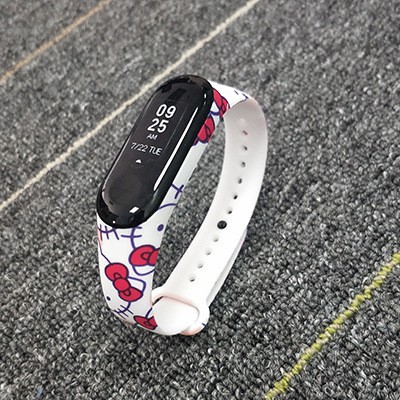 Dây đeo thay thế Xiaomi Miband 3 họa tiết (loại tốt)