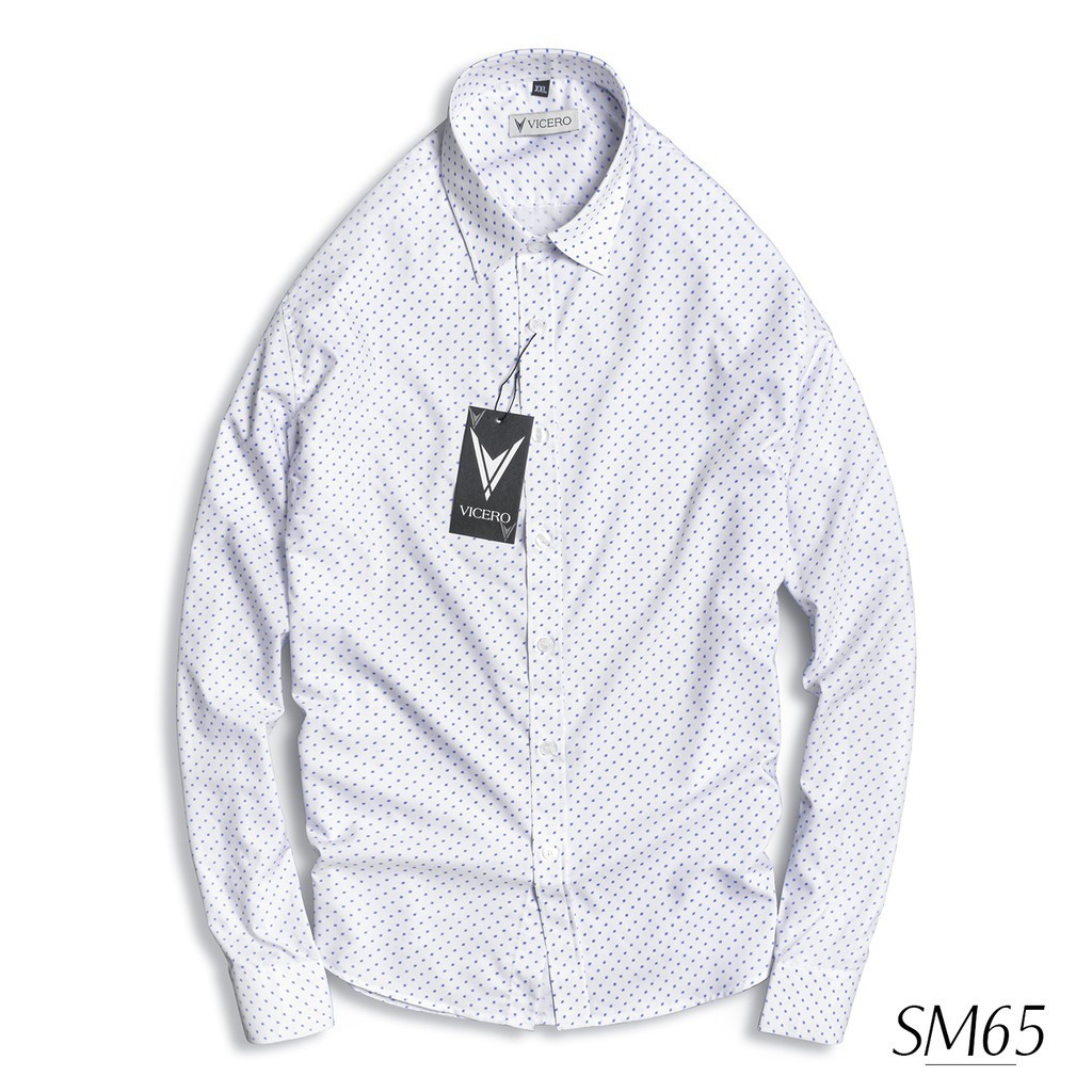 [Mã FAMALLT5 giảm 15% đơn 150K] Áo Sơ Mi Nam VICERO Họa Tiết Dài Tay Lịch Lãm Trẻ Trung | BigBuy360 - bigbuy360.vn