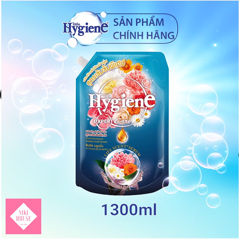 [SIÊU THƠM - MỀM] Nước xả vải Đậm Đặc Thái Lan HYGIENE 1300ml (túi)