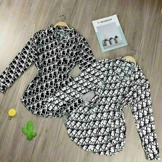 ÁO SOMI NỮ DIOR TAY DÀI