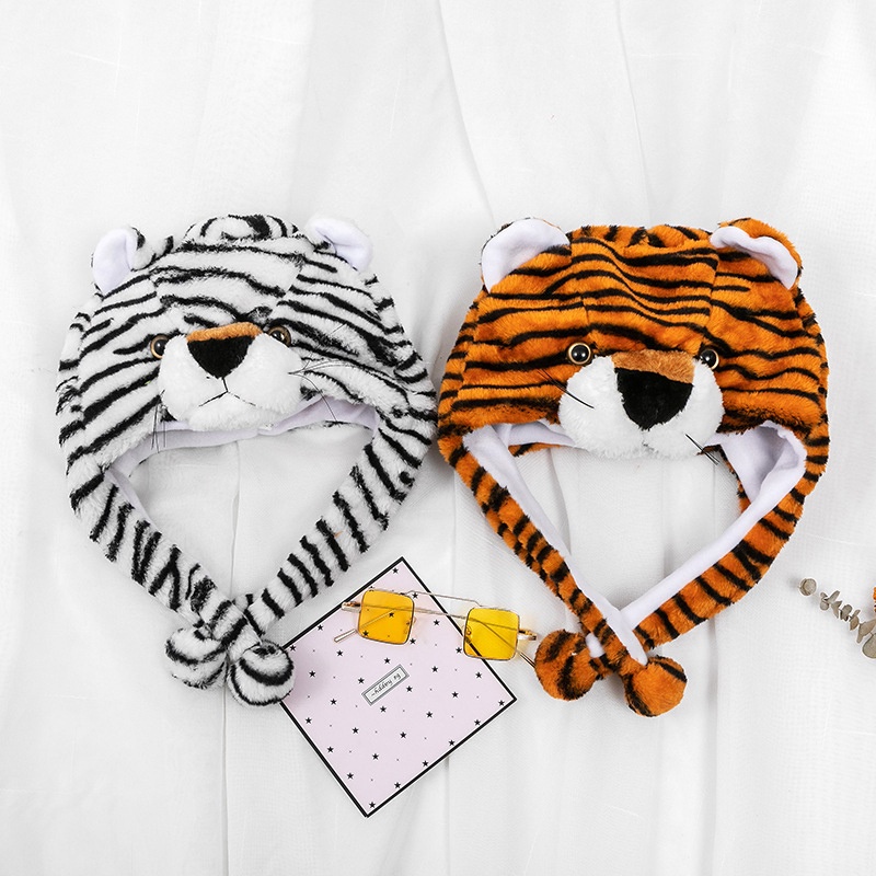 Mũ Tai Thú Nhồi Bông Dễ Thương Cho Bé