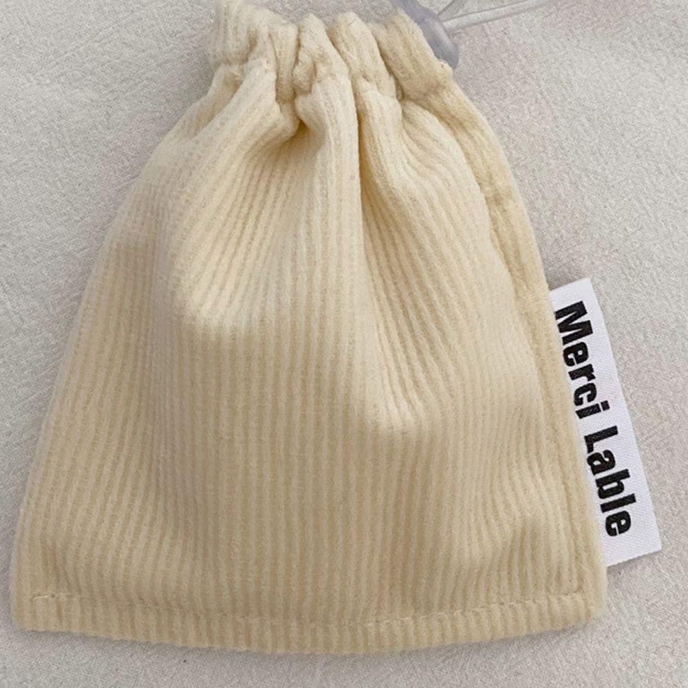 QQMALL Túi Đựng Son Môi Màu Trơn Bằng Nhung Thời Trang Tiện Dụng Khi Đi Du Lịch Ốp